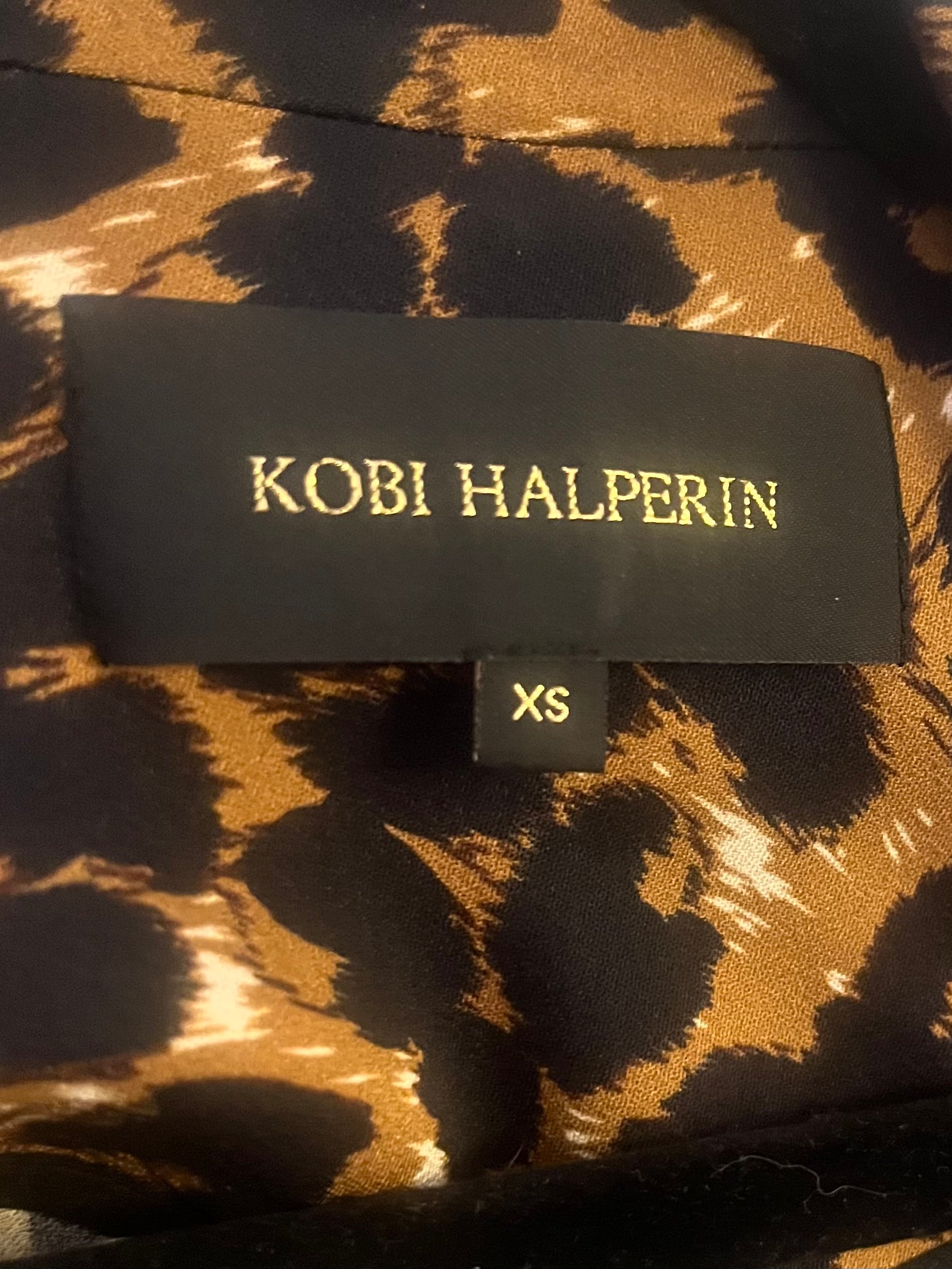 Kobi Halperin Mixed Print Longline Open Cardigan Jacket - Animal Print