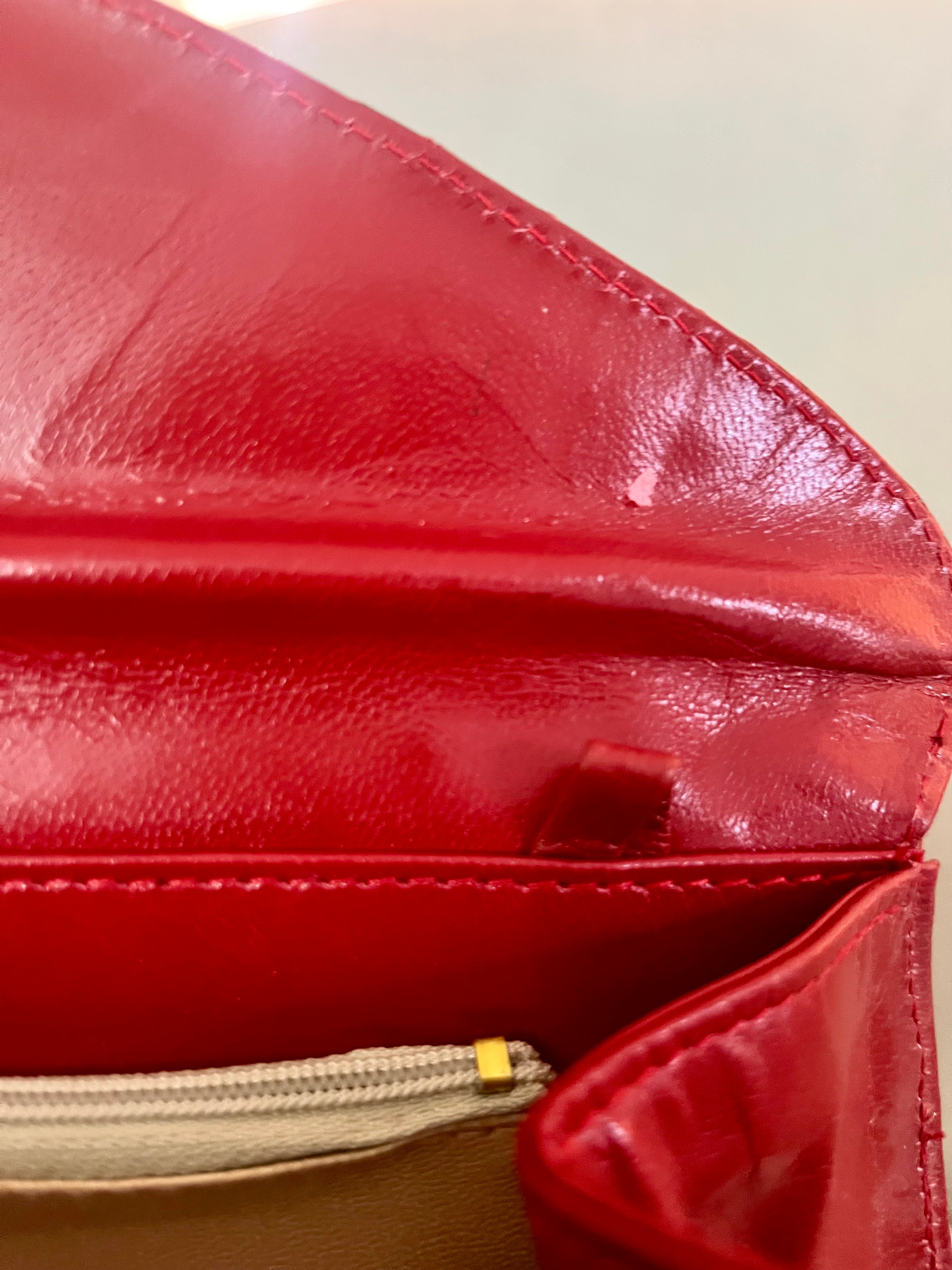 Genuine Red Python Leather Clutch & Crossbody Bag – Exotic Snakeskin Envelope