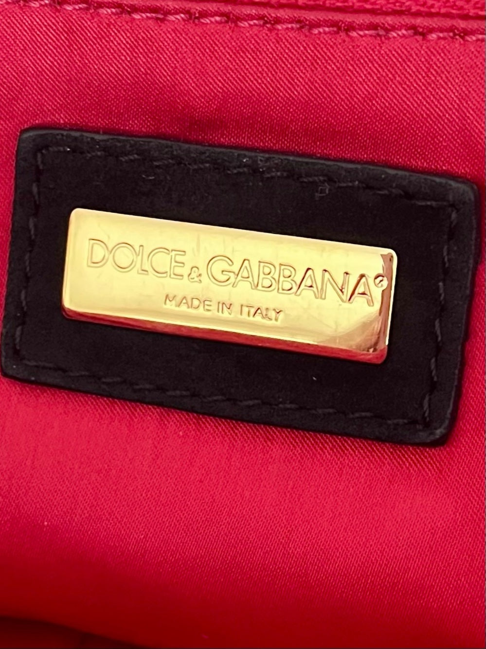 Dolce & Gabbana Genuine Black Python Satchel, Luxe Exotic Snakeskin Top Handle — exotic skin pattern and color variation