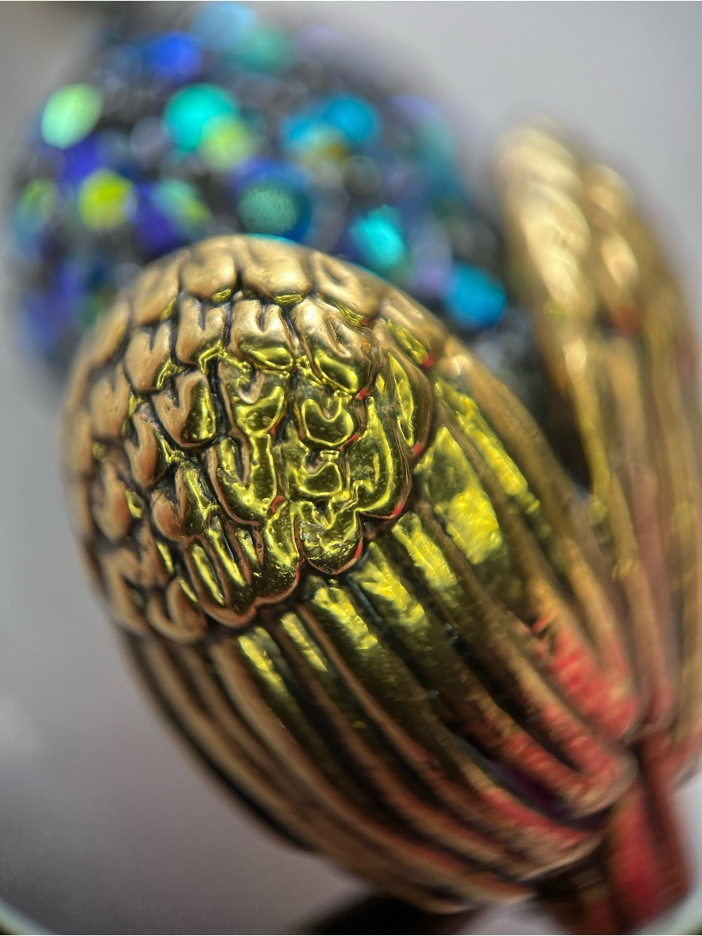 Juicy Couture Pave Crystal Owl Charm - Multicolor Stones with Gold Tone — enamel color and jeweled accent detail