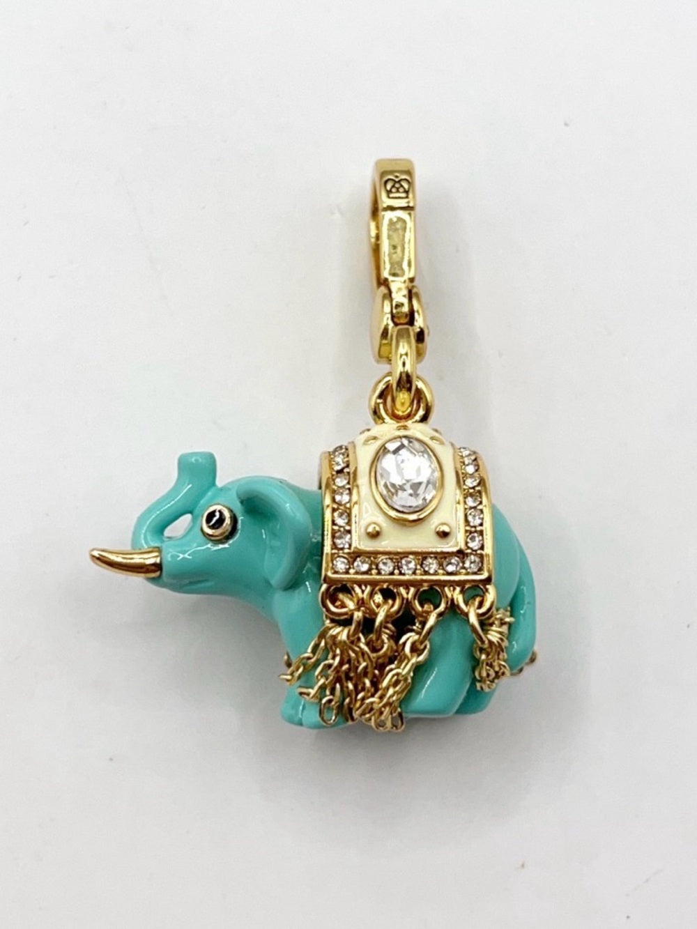 RARE Juicy Couture Lucky Teal Elephant Charm