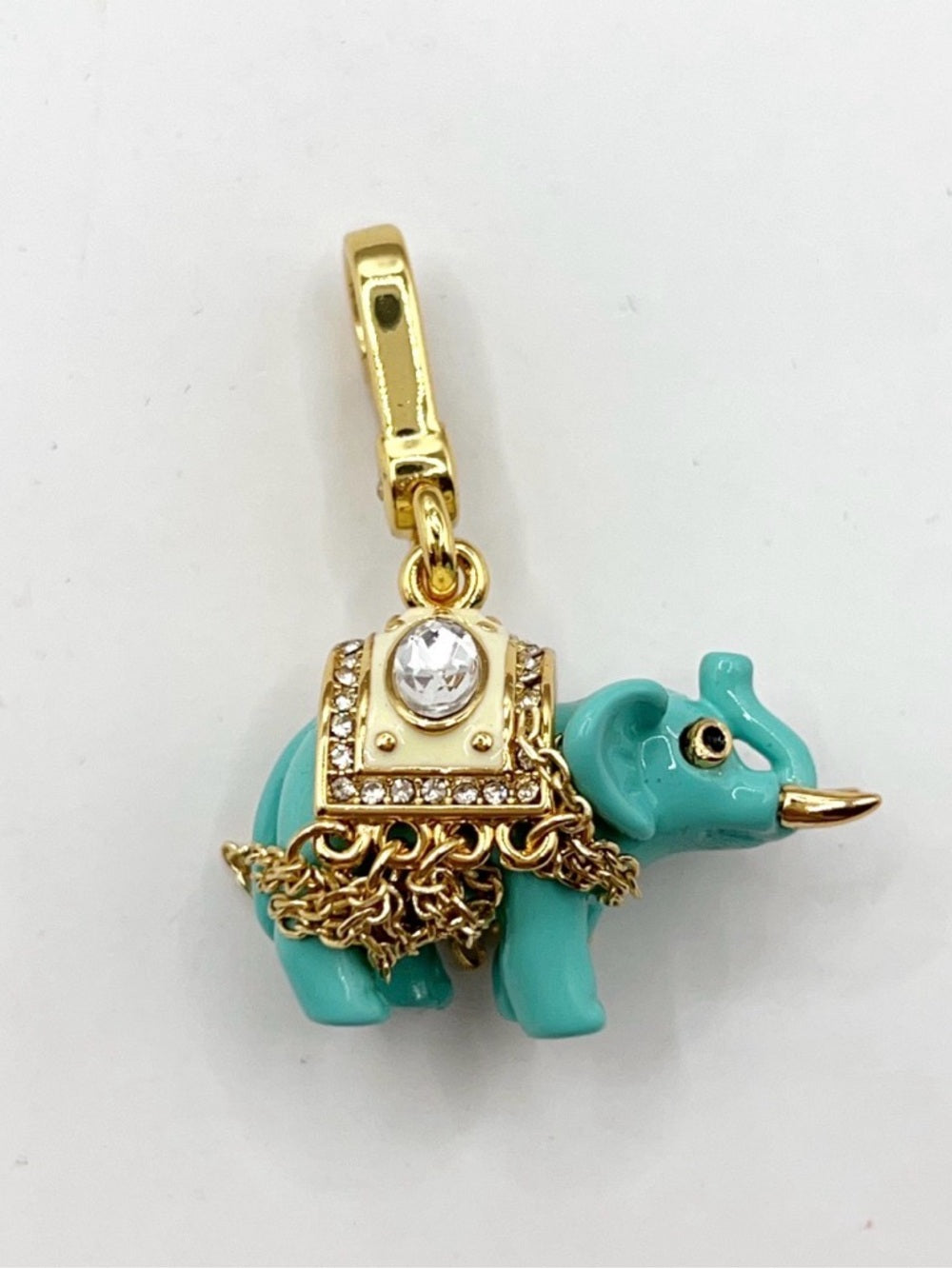 RARE Juicy Couture Lucky Teal Elephant Charm