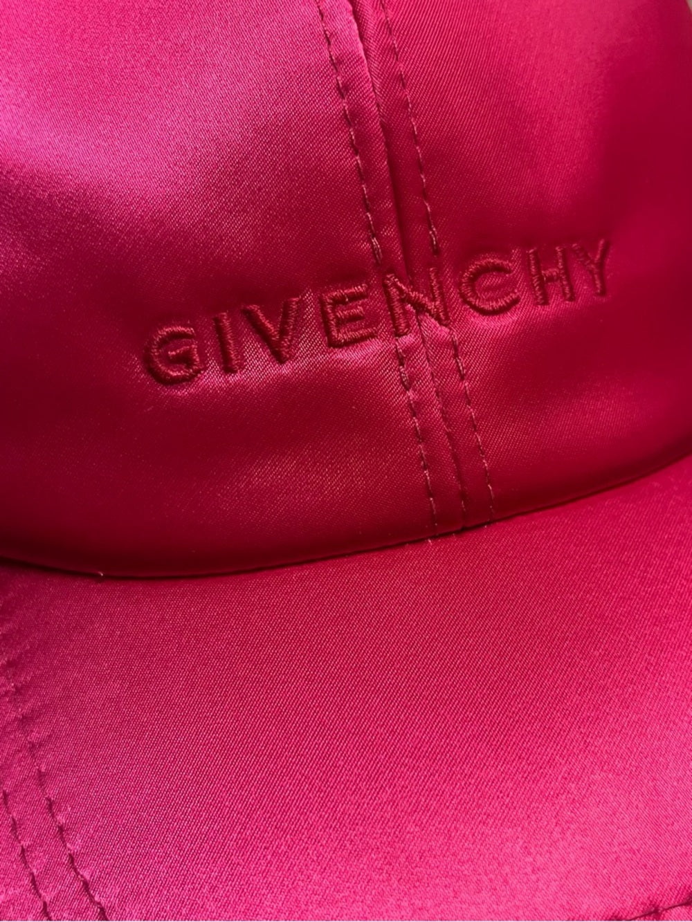 Givenchy Satin Cap - Fuchsia Pink