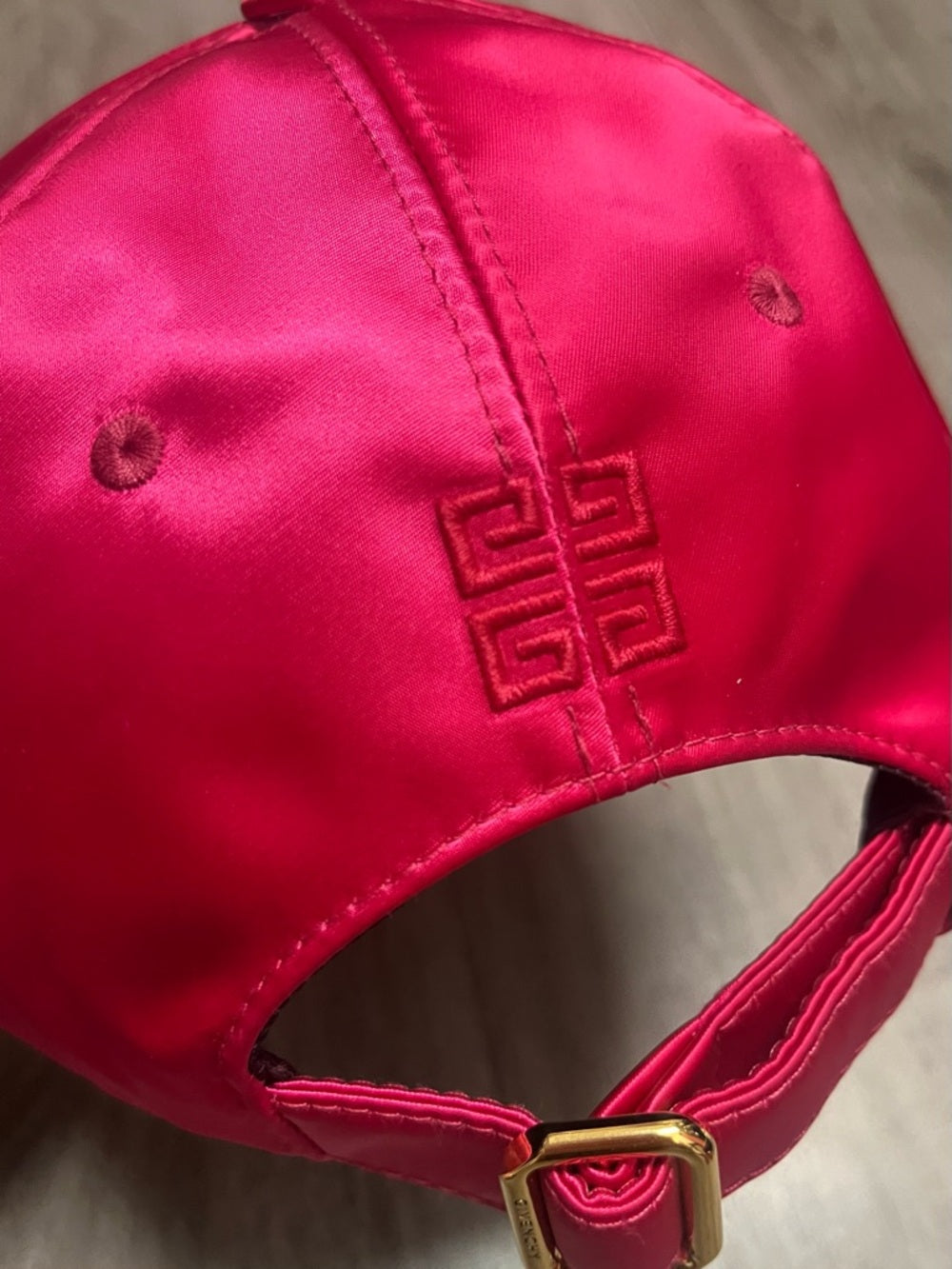 Givenchy Satin Cap - Fuchsia Pink