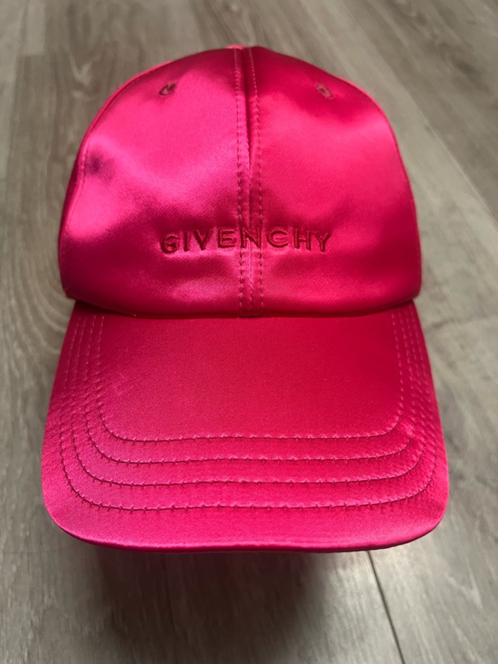 Givenchy Satin Cap - Fuchsia Pink
