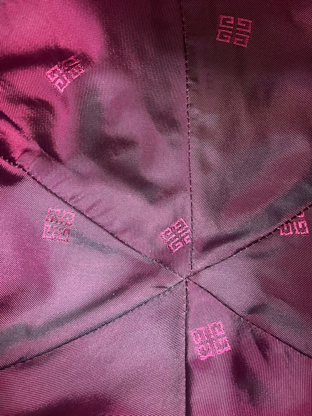 Givenchy Satin Cap - Fuchsia Pink