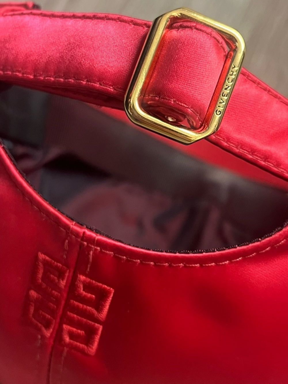 Givenchy Satin Cap - Fuchsia Pink