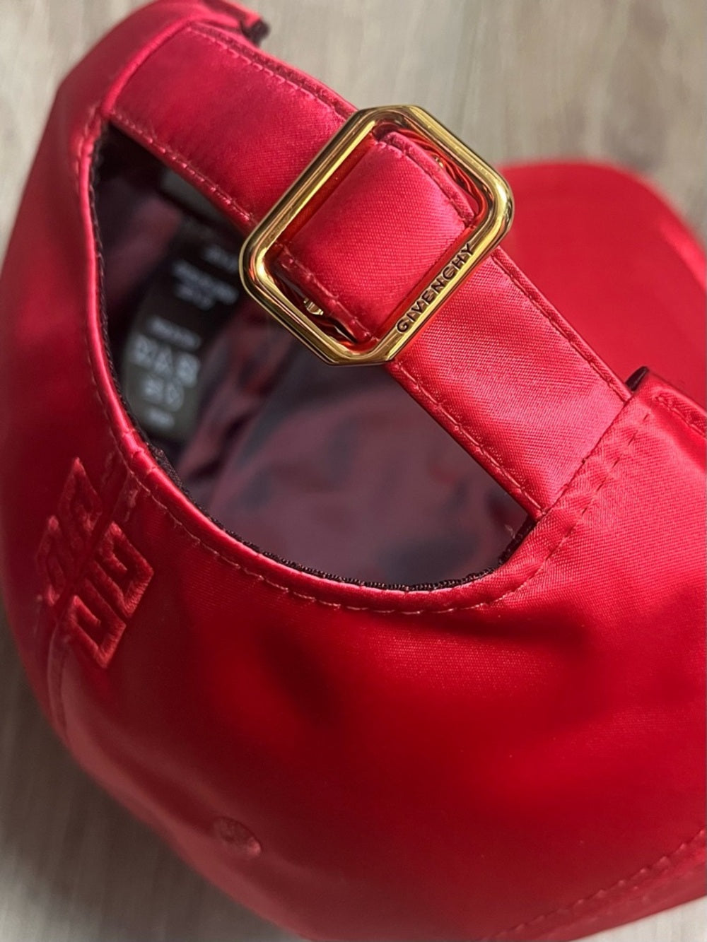 Givenchy Satin Cap - Fuchsia Pink